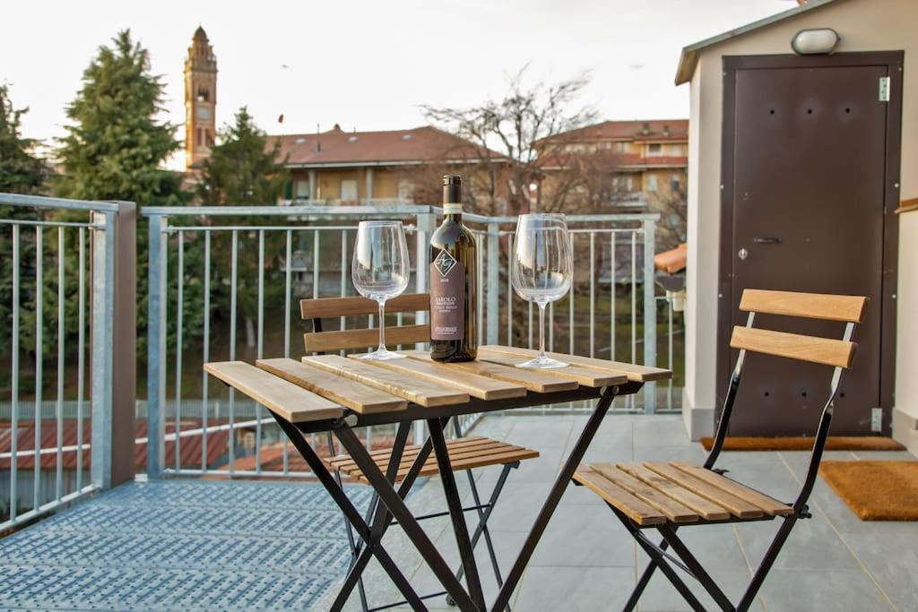 Charming 2.5Room Flat In Center Of Monforte dʼAlba Dış mekan fotoğraf